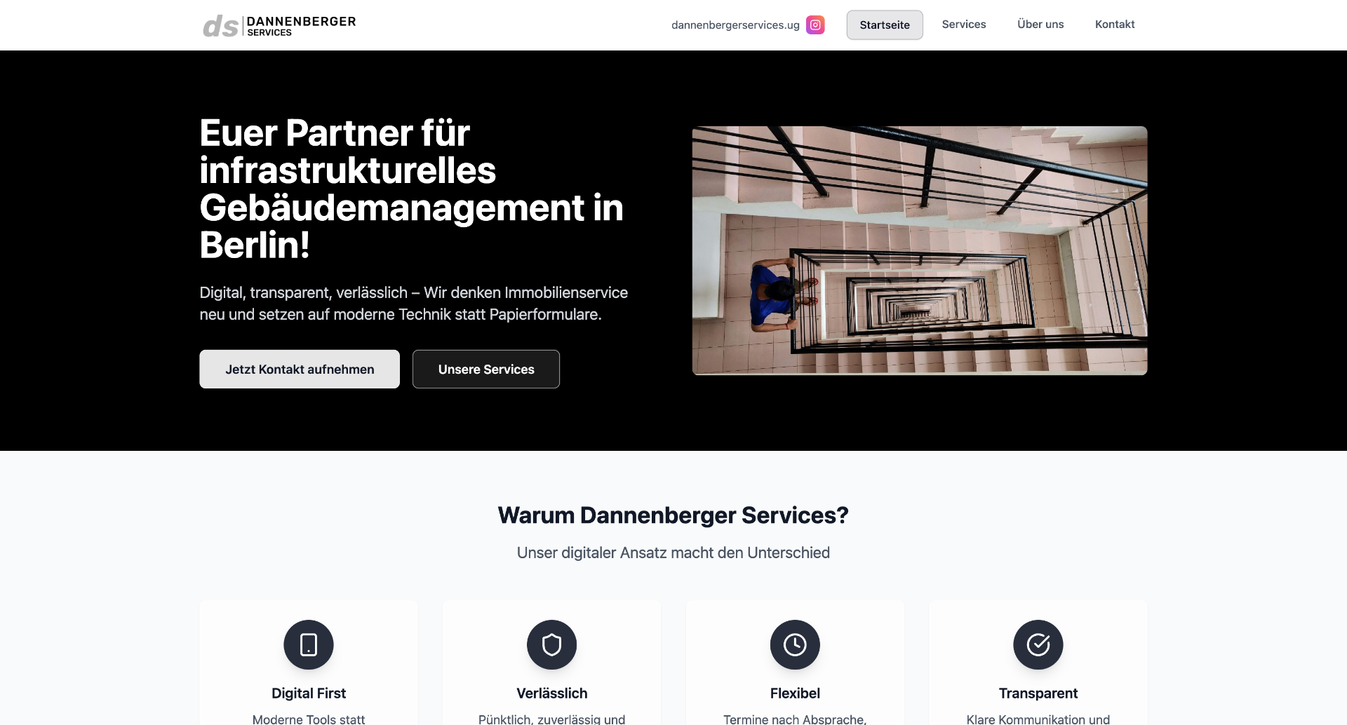 Screenshot Dannenberger Services