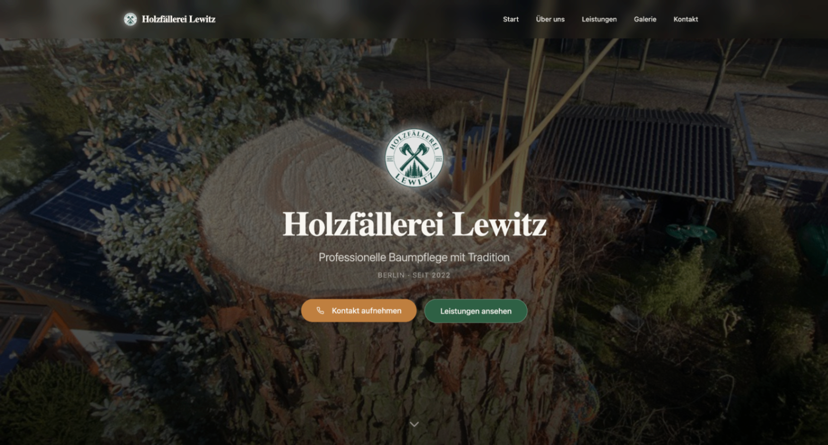 Screenshot Holzfällerei Lewitz