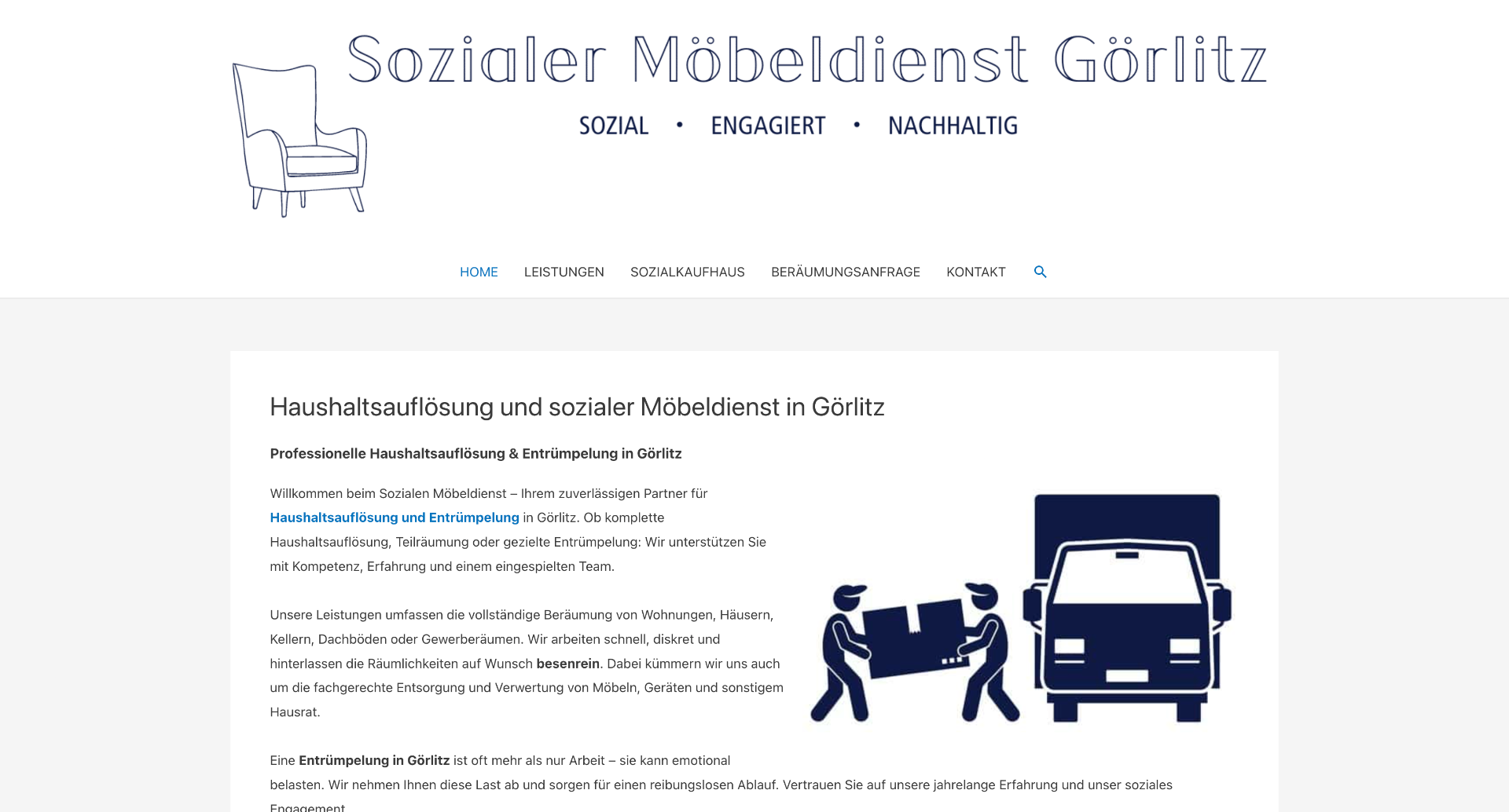 Screenshot Görlitz Sozial