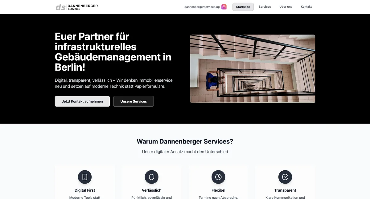 Vorschau der Website Dannenberger Services
